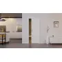 Front-Milieuansicht von der in der Wand laufenden Kontura 4 ClassicLine Weißlack Schiebetür - Hörmann