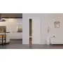 Front-Milieuansicht von der in der Wand laufenden Kontura 5 ClassicLine Weißlack Schiebetür - Hörmann