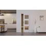 Zweites Milieubild mit in der Wand laufendem System von Bütte Weiß LA 11 ProLine Duradecor Schiebetür - Hörmann