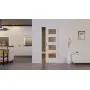 Zweites Milieubild mit in der Wand laufendem System von Bütte Weiß LA 9 ProLine Duradecor Schiebetür - Hörmann