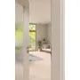 CloseUp-Milieuansicht von GARANT Zimmertür D354-60 Designer White Resopal mit Lichtausschnitt LA-DIN