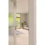 CloseUp-Milieuansicht von GARANT Zimmertür D354-60 Designer White Resopal mit Lichtausschnitt LA-3