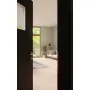 CloseUp-Milieuansicht von GARANT Zimmertür 0901-60 Black Resopal mit Lichtausschnitt LA-8