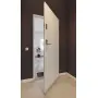 Front-Milieuansicht von CLASSEN Wohnungseingangstür Bord Esche Weiß 3D Look 
