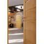 CloseUp-Milieuansicht von CLASSEN Innentür Greco M2 Eiche geölt 3D Look mit Lichtausschnitt
