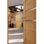 CloseUp-Milieuansicht von CLASSEN Innentür Greco M4 Eiche geölt 3D Look mit Lichtausschnitt