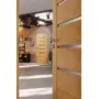 CloseUp-Milieuansicht von CLASSEN Innentür Greco M5 Eiche geölt 3D Look mit Lichtausschnitt