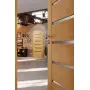 CloseUp-Milieuansicht von CLASSEN Innentür Greco M6 Eiche geölt 3D Look mit Lichtausschnitt