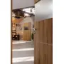 CloseUp-Milieuansicht von HÖRMANN Innentür Pure 2 Natureiche Duradecor DesignLine mit Lichtausschnitt quer mit bündiger Lisene Plain 79-7