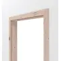 Detailansicht der Profil-B-Zarge von Innentür-Set Massivholztür TG-1 Fichte astig quer mit Zarge und Drücker