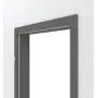 Detailansicht der Zarge von HÖRMANN Innentür-Set Aktion Staubgrau RAL 7037 Duradecor mit Zarge und Drücker