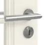 Detailansicht der Oberfläche von Kontura 1 LA Lugano ClassicLine Weißlack Innentür - Hörmann