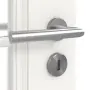 Detailansicht der Oberfläche von Kontura 1 LA Lugano ClassicLine Weißlack Innentür - Hörmann