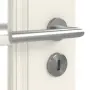 Detailansicht der Oberfläche von Kontura 1 LA Sprosse 2/4 ClassicLine Weißlack Innentür - Hörmann