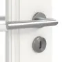 Detailansicht der Oberfläche von Kontura 1 LA Sprosse 2/4 ClassicLine Weißlack Innentür - Hörmann