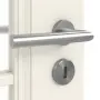 Detailansicht der Oberfläche von Kontura 2 LA Lugano ClassicLine Weißlack Innentür - Hörmann