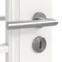 Detailansicht der Oberfläche von Kontura 2 LA Lugano ClassicLine Weißlack Innentür - Hörmann