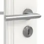 Detailansicht der Oberfläche von Kontura 2 LA Sprosse 2/3 ClassicLine Weißlack Innentür - Hörmann