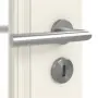 Detailansicht der Oberfläche von Kontura 4 LA Sprosse 1/3 ClassicLine Weißlack Innentür - Hörmann