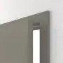 Geöffnete Detailansicht von Innentür-Set Staubgrau RAL 7037 ProLine Duradecor stumpfeinschlagend mit Zarge und Drücker - Hörmann