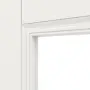 Detailansicht des Lichtausschnitts von Kontura 2 LA Sprosse 2/3 ClassicLine Weißlack Schiebetür - Hörmann