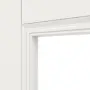 Detailansicht des Lichtausschnitts von Kontura 3 LA Sprosse 1/3 ClassicLine Weißlack Schiebetür - Hörmann