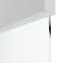 Detailansicht des Lichtausschnitts von Pure 2 quer Plain 80-7 ProLine Duradecor Bütte Weiß Schiebetür - Hörmann