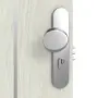 Detailansicht der Oberfläche von CLASSEN Wohnungseingangstür Bord Venom Alu M3 Eiche Grau 3D Look 