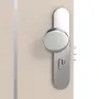 Detailansicht der Oberfläche von CLASSEN Wohnungseingangstür Bord Venom Alu M3 Kaschmir CPL 
