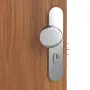 Detailansicht der Oberfläche von CLASSEN Wohnungseingangstür Bord Venom Alu M4 Akazie ST Primo 