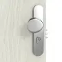 Detailansicht der Oberfläche von CLASSEN Wohnungseingangstür Bord Venom Alu M4 Eiche Grau 3D Look 