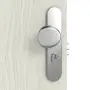 Detailansicht der Oberfläche von CLASSEN Wohnungseingangstür Bord Venom M11 Eiche Grau 3D Look 