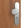 Detailansicht der Oberfläche von CLASSEN Wohnungseingangstür Bord Venom M9 Akazie ST Primo 
