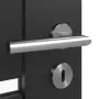 Detailansicht der Oberfläche von CLASSEN Innentür Greco M4 Uni Black Iridium mit Lichtausschnitt