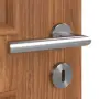 Detailansicht der Oberfläche von CLASSEN Innentür Malaga LA 1/4 Akazie ST Primo mit Lichausschnitt
