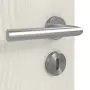 Detailansicht der Oberfläche von CLASSEN Innentür Natura LA 1/3 Esche Weiß 3D Look mit Lichausschnitt