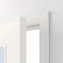 Detailansicht der geöffneten Tür von CLASSEN Innentür-Set Weiß RAL 9016 CPL 4.3 stumpfeinschlagend mit Zarge und Drücker