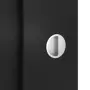 Detailansicht der Oberfläche von CLASSEN Schiebetür Frame 5.9 Uni Schwarz Dekorfolie