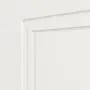 Detailansicht der Fräsung von Terra 3.9 Lackweiß RAL 9016 Schiebetür - Classen
