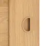 Detailansicht der Oberfläche von CLASSEN Schiebetür Greco M1 Eiche geölt 3D Look 