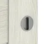 Detailansicht der Oberfläche von CLASSEN Schiebetür Magnetic M1 Eiche Grau 3D Look 