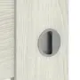 Detailansicht der Oberfläche von CLASSEN Schiebetür Magnetic M4 Eiche Grau 3D Look mit Lichtausschnitt