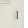 Detailansicht der Oberfläche von CLASSEN Schiebetür Modena 4 LA 3/4 Esche Weiß 3D Look mit Lichausschnitt