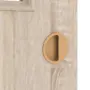 Detailansicht der Oberfläche von CLASSEN Schiebetür Modena 4 LA 4/4 Eiche Sonoma 3D Look mit Lichausschnitt