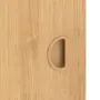 Detailansicht der Oberfläche von CLASSEN Schiebetür Tetyda M5 Eiche geölt 3D Look 