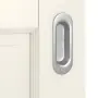 Detailansicht der Oberfläche von Typ 18-03-SP 4 Weißlack Schiebetür - Kilsgaard