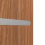 Detailansicht der horizontalen Lisene von CLASSEN Wohnungseingangstür Bord Venom Alu M1 Akazie ST Primo 