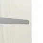 Detailansicht der horizontalen Lisene von CLASSEN Wohnungseingangstür Bord Venom Alu M1 Esche Weiß 3D Look 
