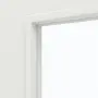 Detailansicht des Lichtausschnitts von WESTAG Innentür Sira Weiß ähnl. RAL 9003 Westalack Soft mit Lichtausschnitt LA-100
