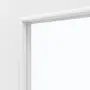 Detailansicht des Lichtausschnits von JELD-WEN Innentür Samtesche Weiß Optima DuriTop CPL mit Lichtausschnitt LÖ-40